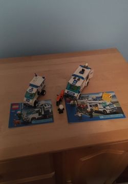 LEGO police cars