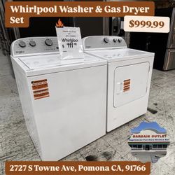 Whirlpool Washer And Gas Dryer Set 