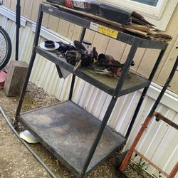 Metal Cart & 2 Dollies 