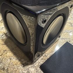 Mirage MM-6 Compact Powered Subwoofer (Black Gloss)