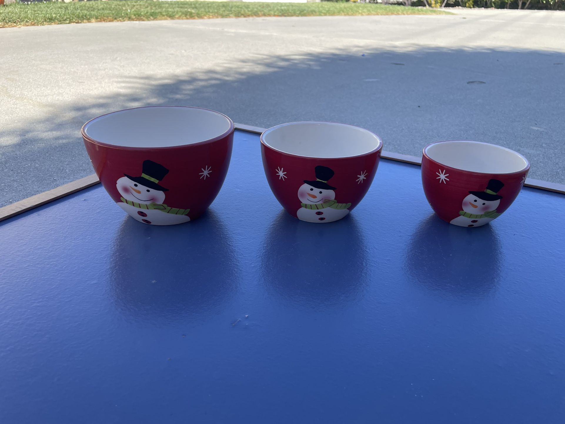 Set of 3 Xmas Bowls
