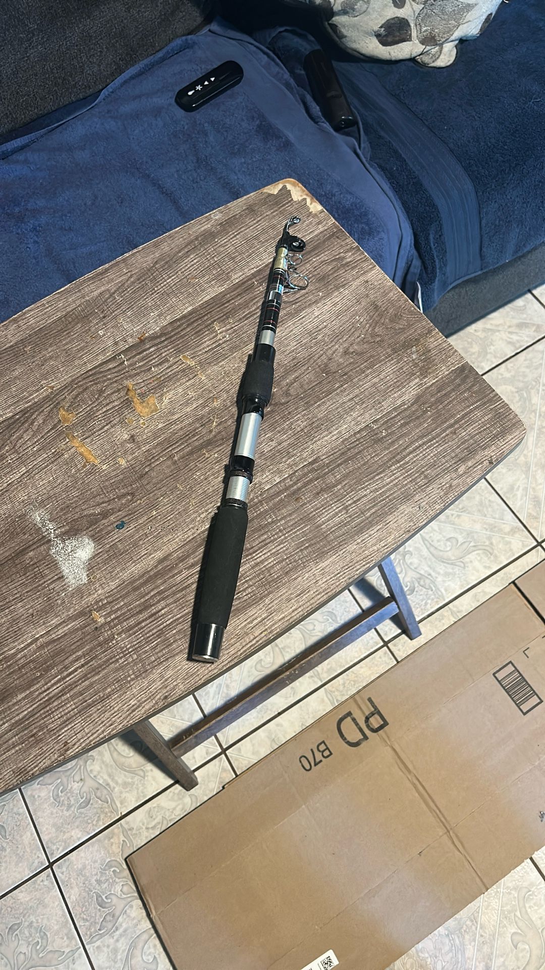 Telescope in fishing pole