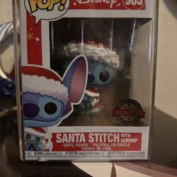 Santa Stitch Funko Pop 