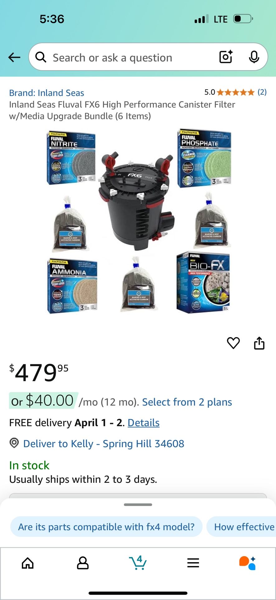 Fluval Aquarium Filter