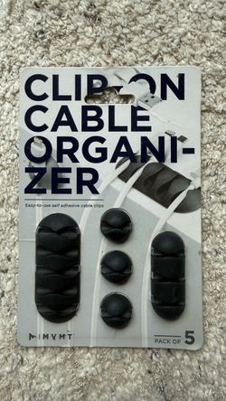 MVMT Clip-On Cable Organizer Pack of 5