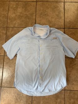 Columbia Men's Shirt Slack Tide PFG Camp Shirt UPF 50 Medium