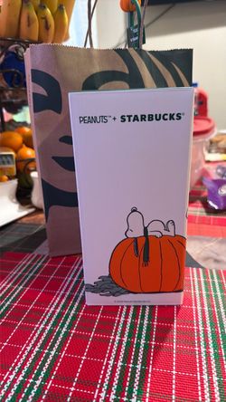 Snoopy starbucks tumbler