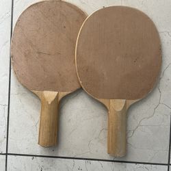 Vintage ping pong rackets
