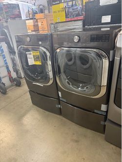 XL set Steam LG black stainless steel w 29” gas