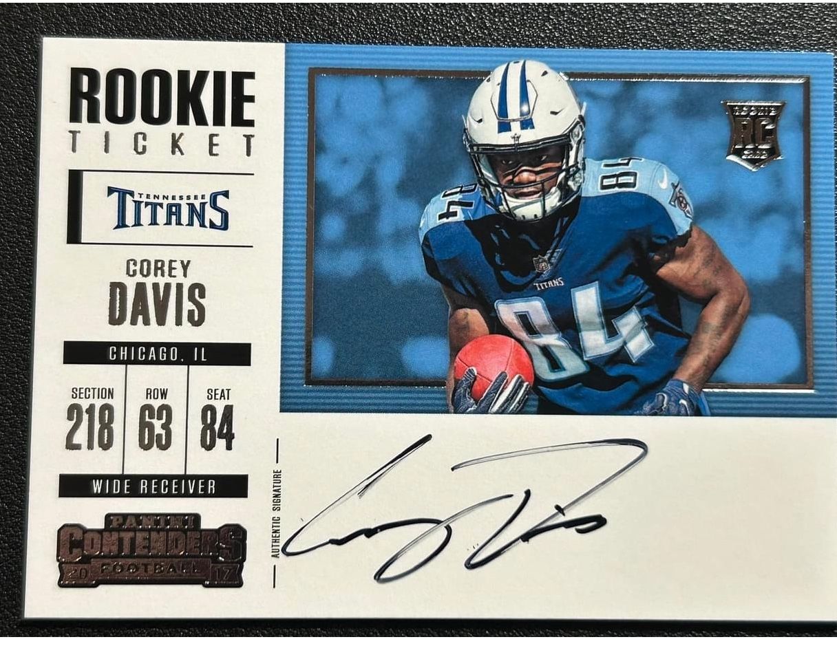 Corey Davis Rookie Auto