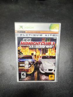 Midnight Club 3: DUB Edition -- Remix Platinum Hits (Microsoft Xbox, 2006) CIB