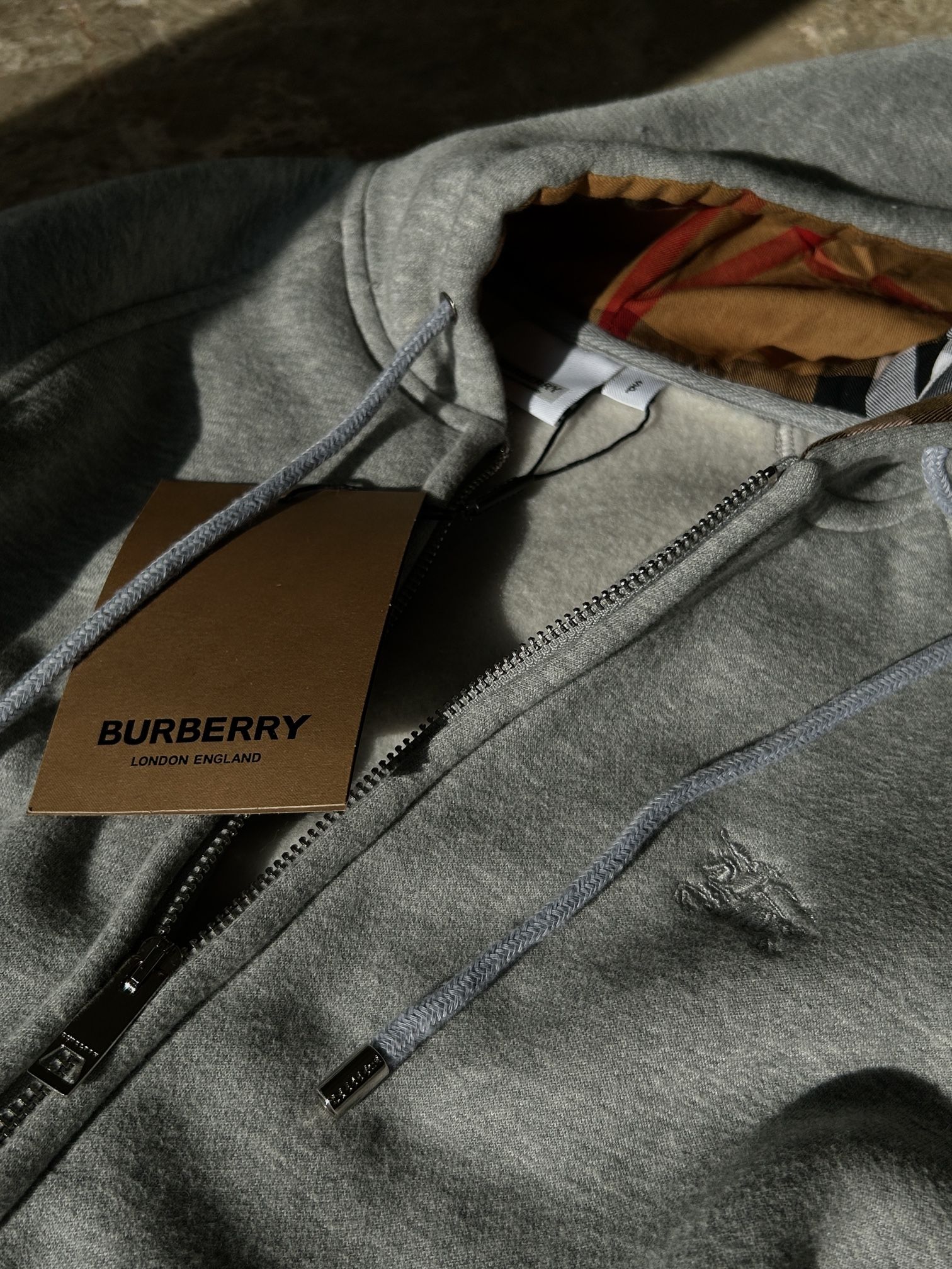Burberry Zip up Hoodie
