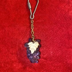 Stone Rock Amethyst Keychain Imported From Greece