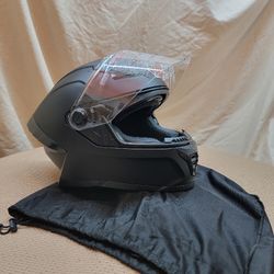Beckenhaus Full Face Helmet DOT Approved (FMVSS 218) Black Large