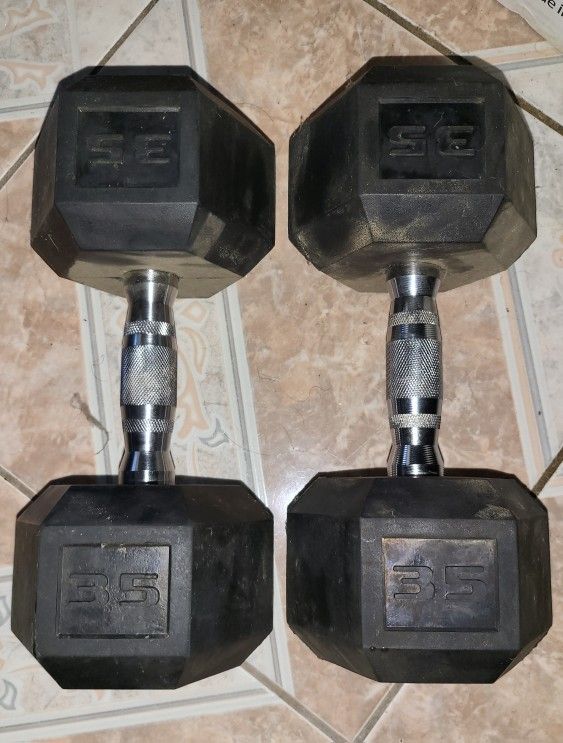 35lb Dumbell Pair