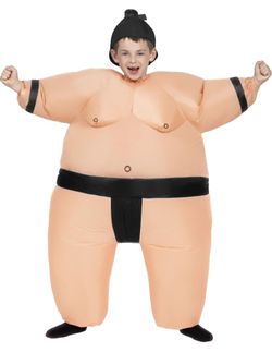 Spooktacular Creations - Puff Me Up Inflatable Sumo – Child (7-10 yrs)