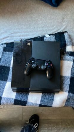 PS4 with controller