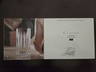 Crystal Glasses, Set Of 4