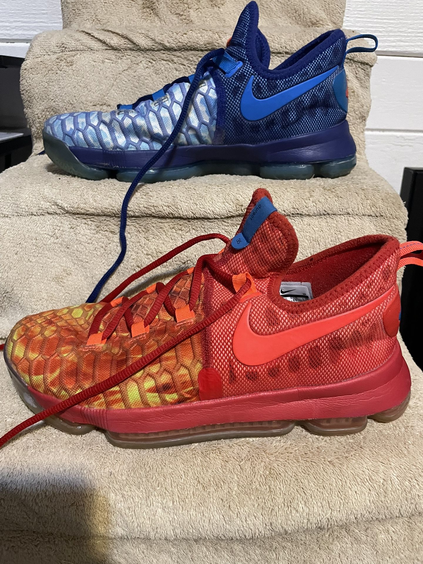 Nike KD 9 “Fire and Ice”, SZ 7Y VERY NEGOTIABLE