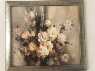 Oil canvas painting