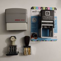 Ink Stamps For Sale (Set Of 4)