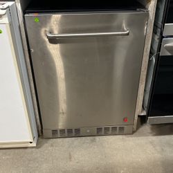Stainless Steel Mini Fridge Preowned