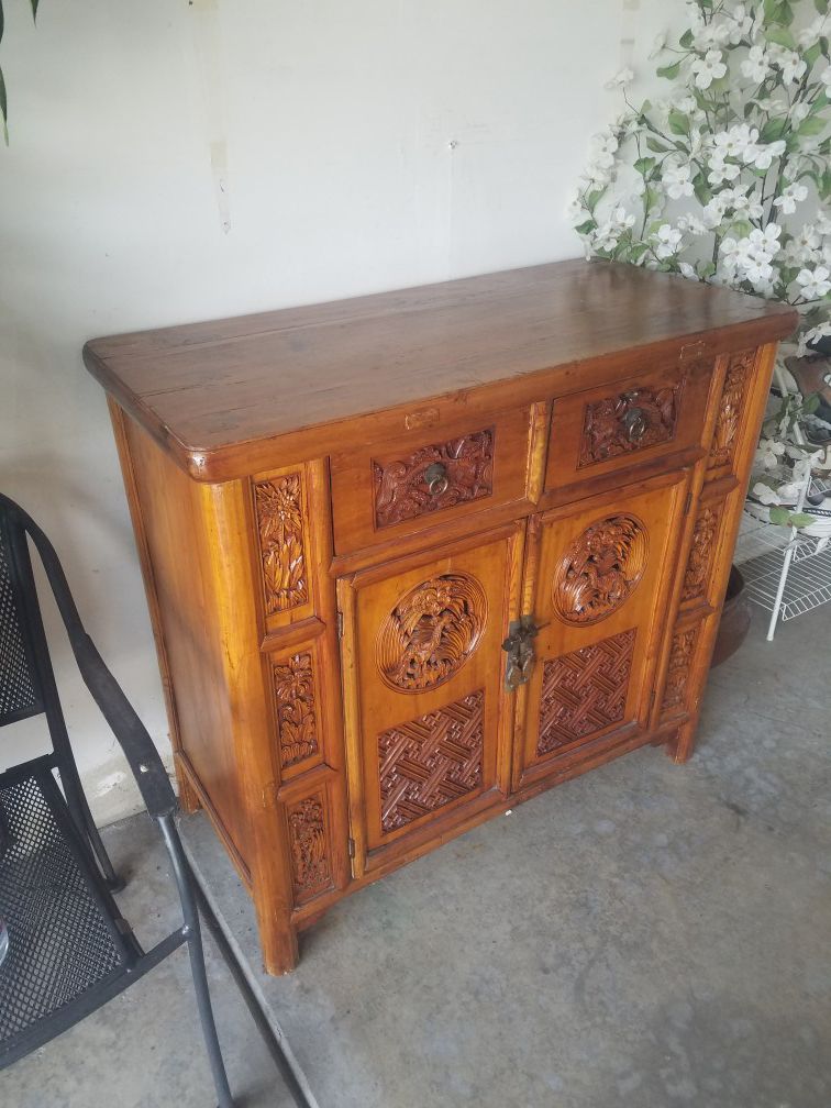 Asian Antique Cabinet