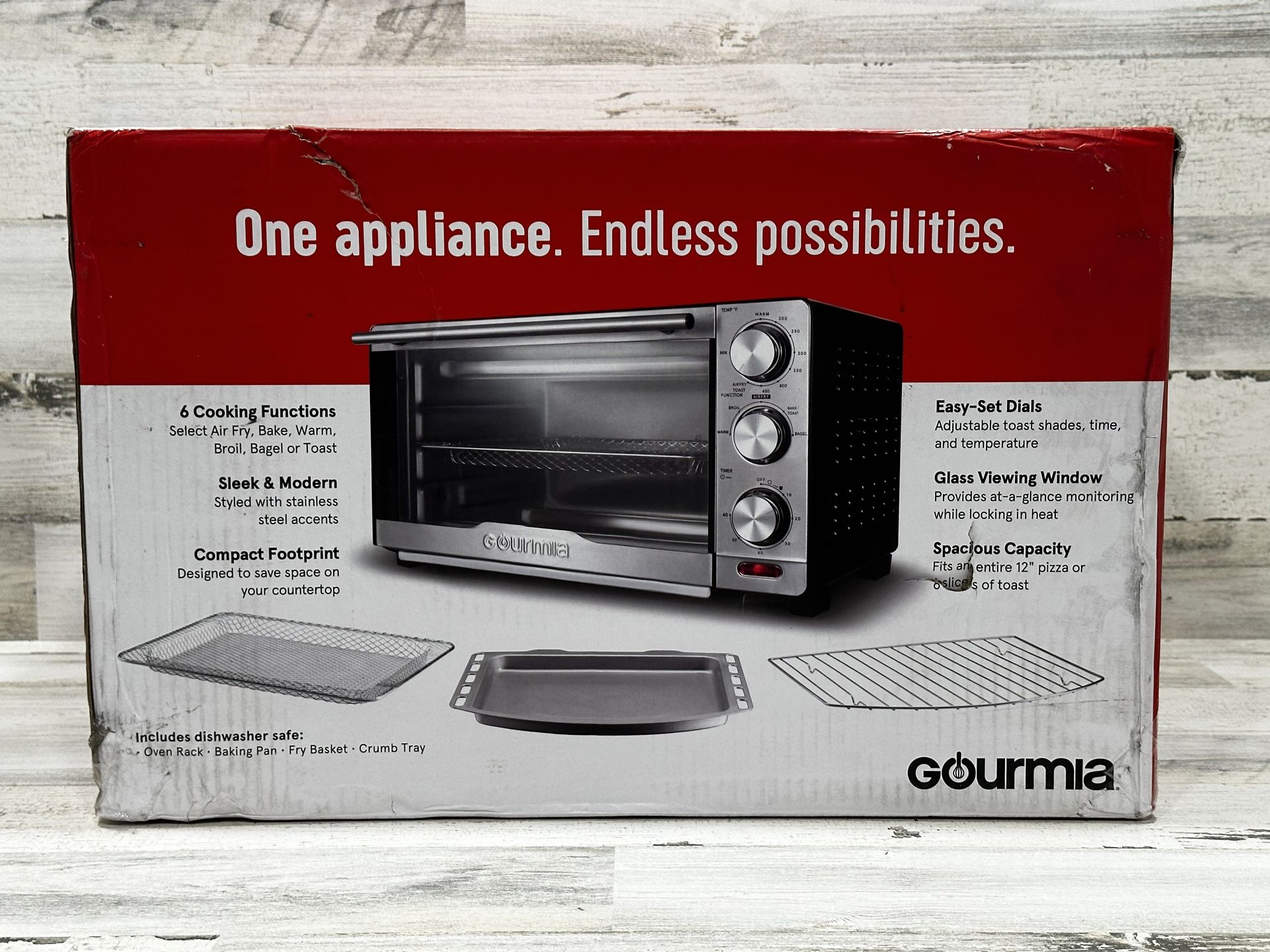 GOURMIA (#GTF7350) Air Fryer Oven - Air Fry/Toast/Warm/Broil/Bake/Pizza Oven - NEW!!!