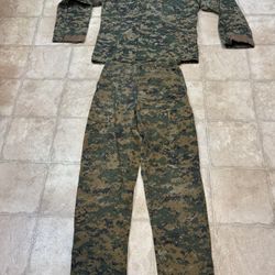 Military Surplus Camo Fatigues, Pants & Shirt