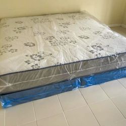 New KING Size Mattress With Box Free Box Springs 