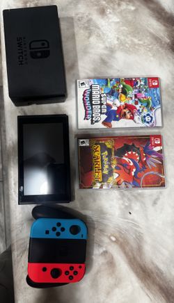 Nintendo Switch With 2 Games!