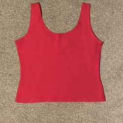 Red Crop Top Size Medium