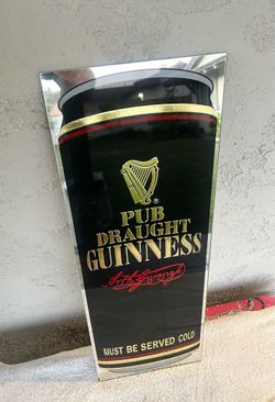 Guinness Pub Draught bar mirror