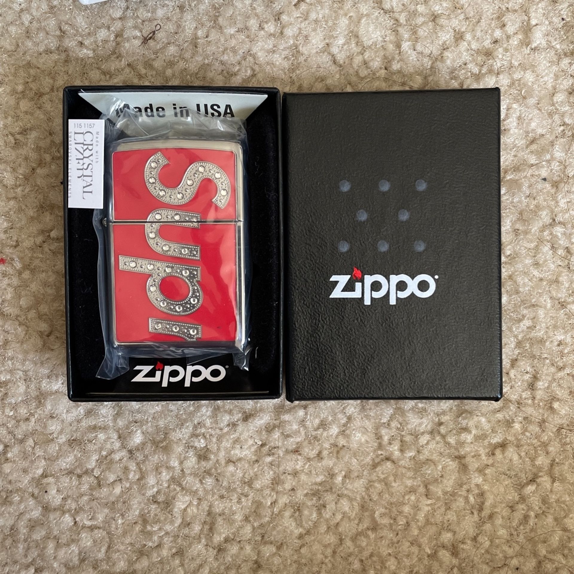 Supreme Zippo Swarovski Lighter