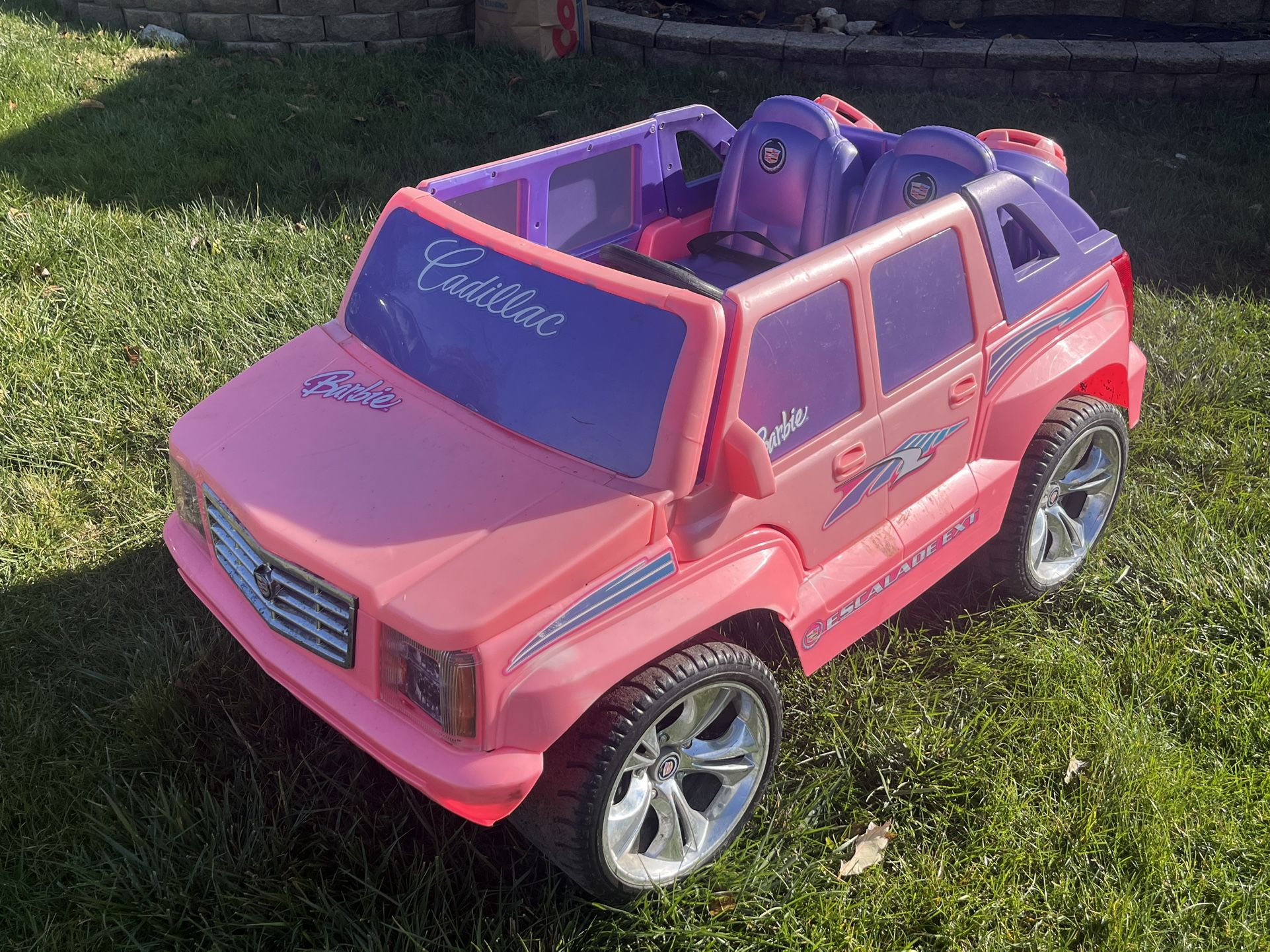 Barbie Escalade Battery Powered Kids Electric ATV Car