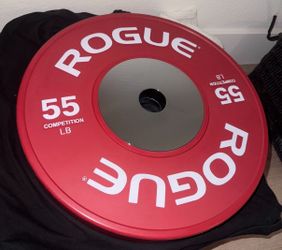 Rouge weightlifting plates (gym)