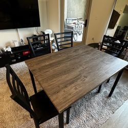Dining Table Plus 4 Chairs