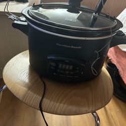 Hamilton Beach Crock Pot And thermometer 