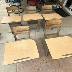 5 Antique American Desk The Crusader School Desk $50 Each Or All For $200