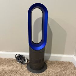 Dyson Blue AM04 EVO Hot + Cool Bladeless Fan Heater Tested Works - No Remote