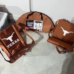 Texas Longhorns Table And Stadium Seats