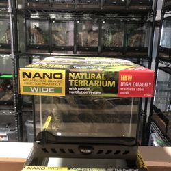 Exo Terra Nano Wide Terrestrial Tarantula Enclosure