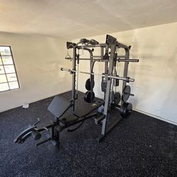 Smith Machine 2001 | Multi-Use Adj Bench | Gym Equipment | Fitness | Squat Rack | Excercise |🔴WEIGHTS AND BARBELL SOLD SEPARATELY 🔴 FREE DELIVERY 🚚