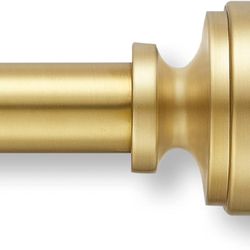 NEW 36-72" GOLD CURTAIN ROD