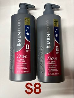 Dove Men+Care All Star Comfort 2-in-1 Shampoo & Conditioner – 2 Pack