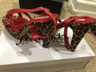Sexy leopard / red heels size 9