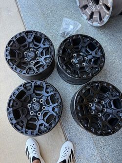 FORD RAPTOR R WHEELS 17” FLAT BLACK FINISH
