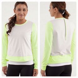 Lululemon run warm up crew size 6
