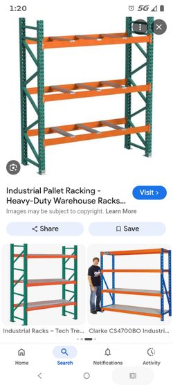 Heavy duty shelving