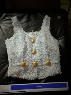 BALMAIN TANK TOP CORSET 